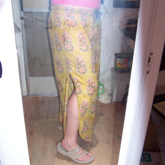 Cost Plus World Market Pants - World Market Side Slit Drawstring Waist Pants Sz S/M